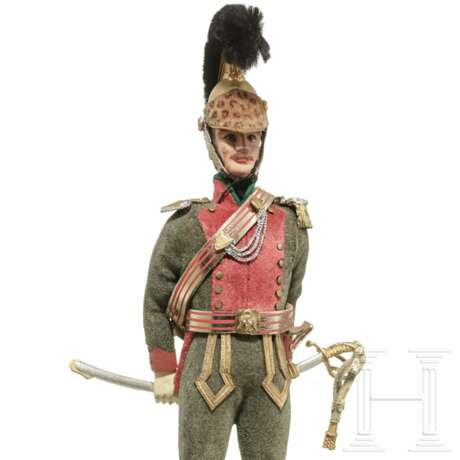 Offizier der Chevau-légers lanciers um 1810 - Uniformfigur von Marcel Riffet, 20. Jhdt. - Foto 1