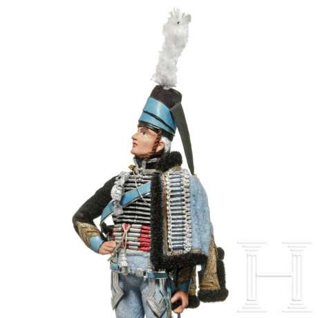 Husar um 1793 - Uniformfigur von Marcel Riffet, 20. Jhdt. - Foto 6