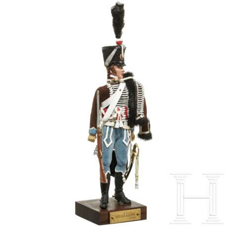 Husar um 1808 - Uniformfigur von Marcel Riffet, 20. Jhdt. - photo 2