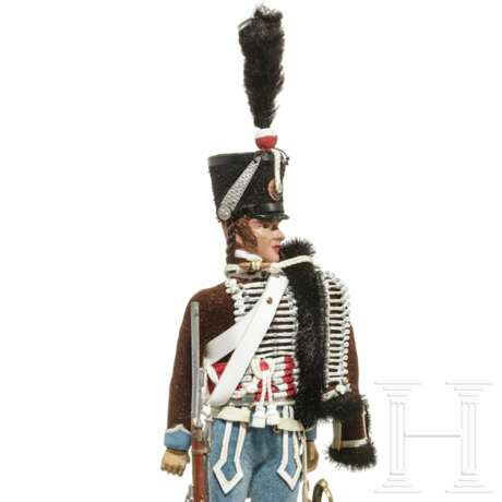 Husar um 1808 - Uniformfigur von Marcel Riffet, 20. Jhdt. - photo 6