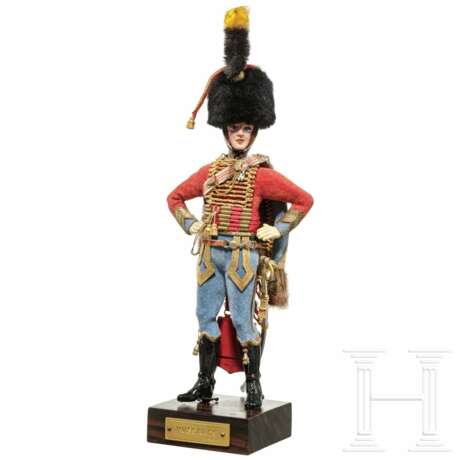 Offizier der Husaren um 1810 - Uniformfigur von Marcel Riffet, 20. Jhdt. - photo 3