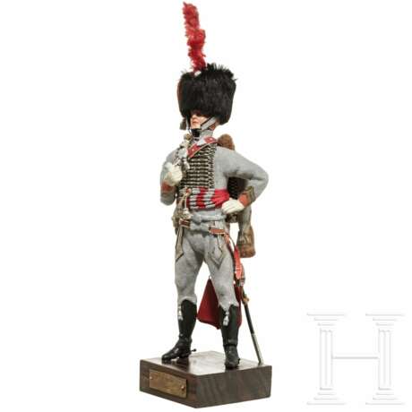 Offizier der Husaren um 1810 - Uniformfigur von Marcel Riffet, 20. Jhdt. - Foto 3