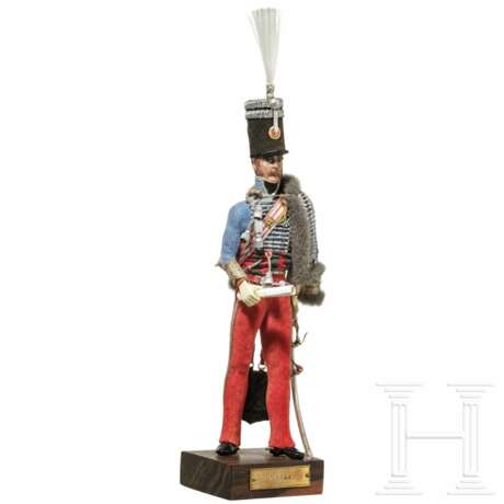 Offizier der Husaren um 1814 - Uniformfigur von Marcel Riffet, 20. Jhdt. - photo 1