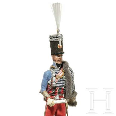 Offizier der Husaren um 1814 - Uniformfigur von Marcel Riffet, 20. Jhdt. - Foto 5