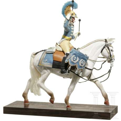 Pauker der Carabiniers auf Pferd um 1811 - Uniformfigur von Marcel Riffet, 20. Jhdt. - фото 3