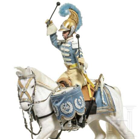 Pauker der Carabiniers auf Pferd um 1811 - Uniformfigur von Marcel Riffet, 20. Jhdt. - фото 8