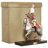 Trompeter der Grenadiers à cheval der Garde ab 1804 auf Pferd - Uniformfigur von Marcel Riffet, 20. Jhdt. - Foto 1