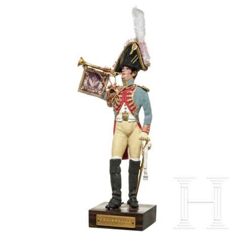 Trompeter der Grenadiers à cheval der Garde ab 1804 - Uniformfigur von Marcel Riffet, 20. Jhdt. - Foto 1