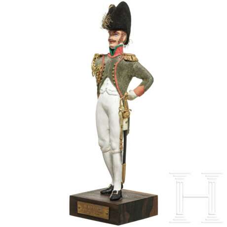 Offizier der Chasseurs à cheval de la Garde in Gesellschaftsuniform um 1810 - Uniformfigur von Marcel Riffet, 20. Jhdt. - photo 3
