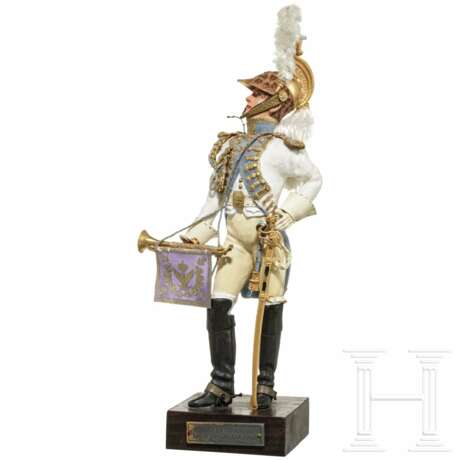 Trompeter der Garde-Dragoner um 1810 - Uniformfigur von Marcel Riffet, 20. Jhdt. - Foto 3
