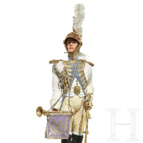 Trompeter der Garde-Dragoner um 1810 - Uniformfigur von Marcel Riffet, 20. Jhdt. - Foto 6