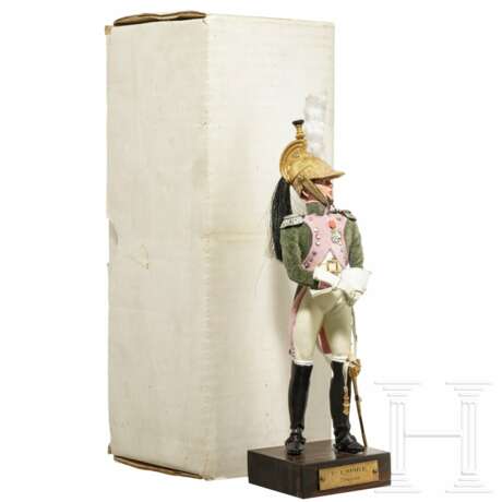 Offizier der Dragoner um 1809 - Uniformfigur von Marcel Riffet, 20. Jhdt. - Foto 1