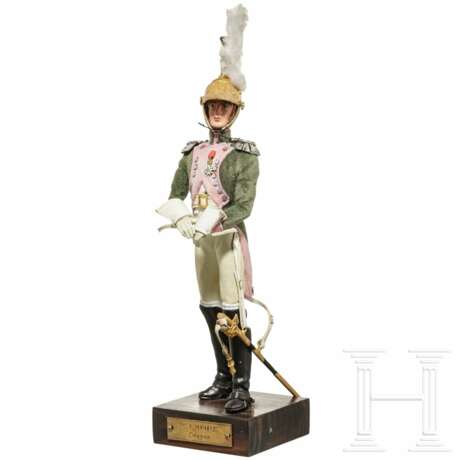 Offizier der Dragoner um 1809 - Uniformfigur von Marcel Riffet, 20. Jhdt. - Foto 3