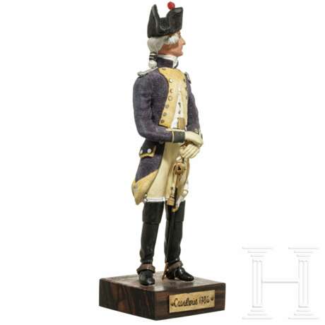Offizier der Kavallerie um 1786 - Uniformfigur von Marcel Riffet, 20. Jhdt. - photo 3