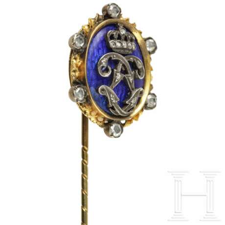 König Ludwig II. - diamantbesetzte goldene Geschenknadel - фото 3