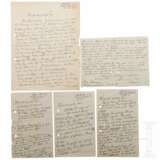 Hofpianistin Gabriele von Lottner (1883 - 1958) - fünf handschriftliche Briefe von Max Reger, datiert 1915 - Foto 1