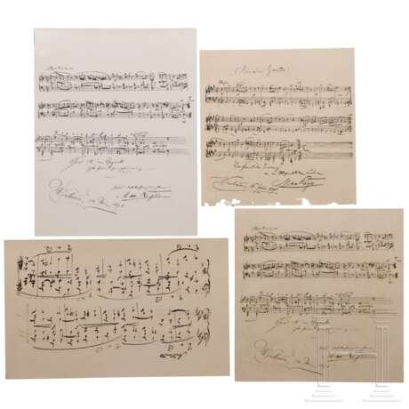 Hofpianistin Gabriele von Lottner (1883 - 1958) - fünf handschriftliche Briefe von Max Reger, datiert 1915 - фото 3