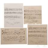 Hofpianistin Gabriele von Lottner (1883 - 1958) - fünf handschriftliche Briefe von Max Reger, datiert 1915 - Foto 3