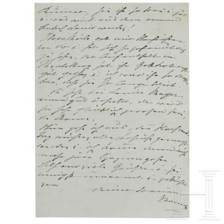 Herzogin Sophie Charlotte in Bayern (1847 - 1897) - persönliches Petschaft und Brief der Schwester von Kaiserin Elisabeth und Verlobten König Ludwigs, um 1880/90 - photo 7
