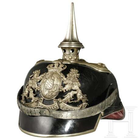 Helm für Offiziere der Infanterie und Effekten, um 1900 - Foto 4
