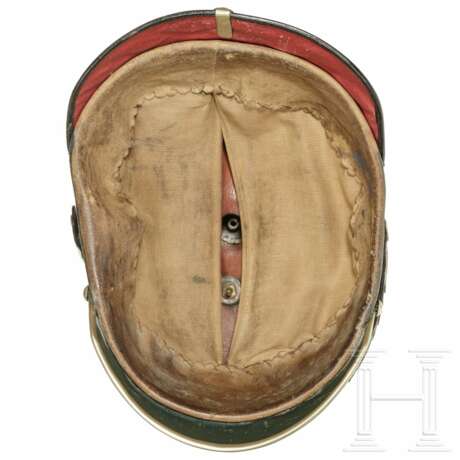 Helm für Offiziere der Infanterie und Effekten, um 1900 - Foto 7