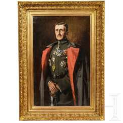 Hans Volkmer (1870 - ?) - Portrait des bayerischen Generals der Kavallerie und Kriegsministers (1916 - 1918) Philipp von Hellingrath, datiert 1919