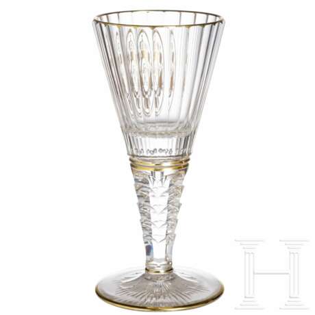 Kaiser Wilhelm II. - Rotweinglas aus dem großen Preußen-Service, um 1912 - Foto 3