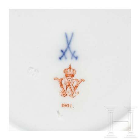 Kaiser Wilhelm II. - Meissen-Teetasse und -Untertasse aus dem Speiseservice der kaiserlichen Tafel - Foto 6