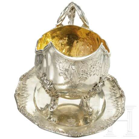 Kaiser Wilhelm II. - silberne Sauciere aus dem Speiseservice der kaiserlichen Tafel - photo 4