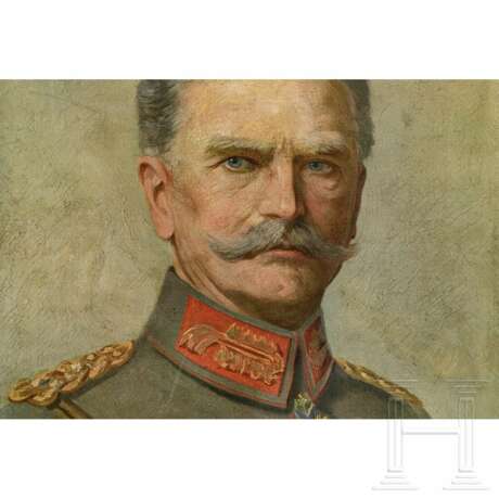 Prof. Carl Langhorst (1867 - 1950) - Generalfeldmarschall von Mackensen, datiert 1915 - фото 2