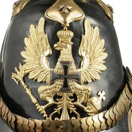 Helm M 1842 für Offiziere der Landwehr-Infanterie - Foto 6