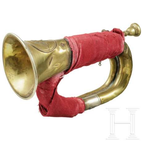 Signalhorn für Spielleute im Kaiser Alexander Garde-Grenadier-Regiment Nr. 1, 1884 - 1899 - Foto 2
