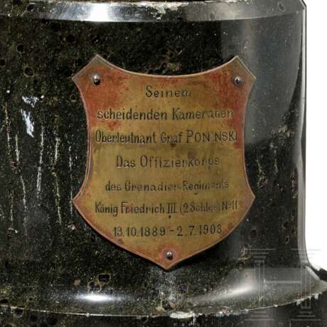 Grenadier-Regiment "König Friedrich III." (2. Schlesisches) Nr. 11 - großes Offiziersgeschenk, um 1903 - Foto 6