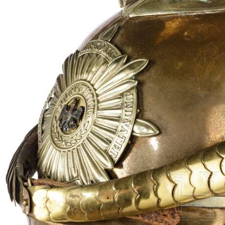 Helm M 1889 und Kürass für Mannschaften des Regiments Garde du Corps - Foto 8