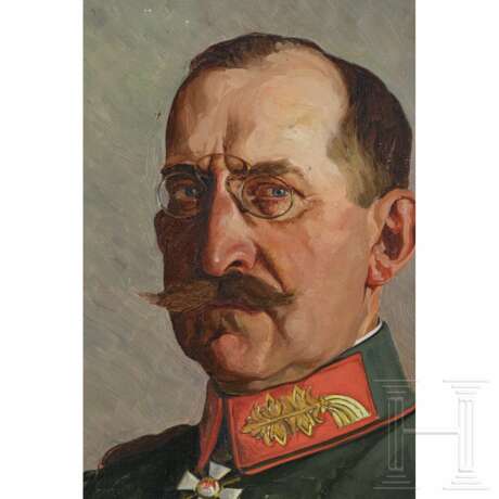 Portrait eines deutschen Generals im 1. Weltkrieg, datiert 1918 - фото 3