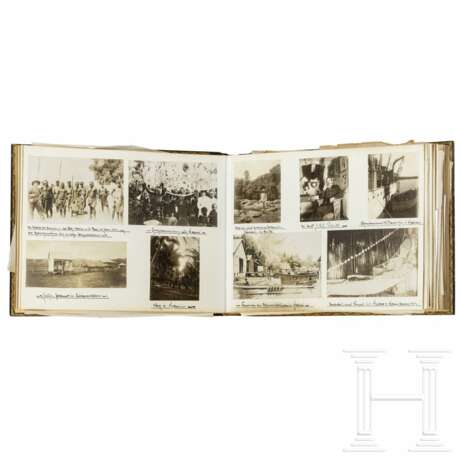 Korvettenkapitän Christian Meyer - Fotoalben, Fernglas, Bücher, datiert 1906 - 1924 - Foto 9