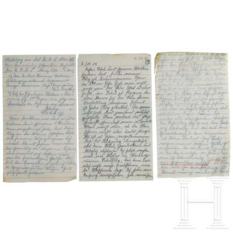 Leutnant Hermann Göring - 193 Tagebuchseiten und sieben Skizzen aus dem 1. Weltkrieg vom 1. August 1914 bis zum 10. Januar 1915 - фото 5