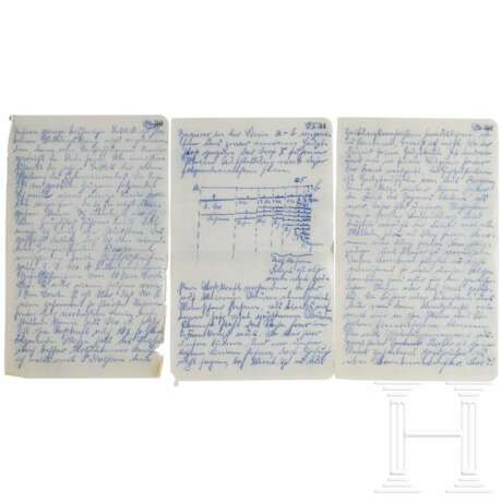 Leutnant Hermann Göring - 193 Tagebuchseiten und sieben Skizzen aus dem 1. Weltkrieg vom 1. August 1914 bis zum 10. Januar 1915 - Foto 8