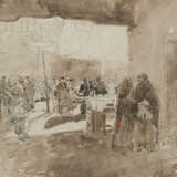 Group of two drawings: "Markt in Chioggia" und "Schleifer" - Foto 2