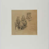 Group of two drawings: Character study on "Chioggia" and character study of a sitting girl - photo 8