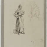 Group of 3 sketches: "Chioggia"; "Frühling zieht ins Land"; "Mann mit Schubkarre" - Foto 4