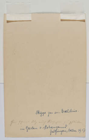 Group of 3 sketches: "Chioggia"; "Frühling zieht ins Land"; "Mann mit Schubkarre" - photo 8