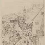 Konvolut aus drei Zeichnungen: "Schloss Werenwag", "Harburg in Schwaben" und "Spitzbergen" - photo 4