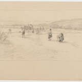 Konvolut aus vier Zeichnungen: "Grötzingen", "Kuhstudie", "Kühe unter Bäumen" und "Holländische Landschaft mit Kühen (Volendam)" - фото 3