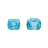 Konvolut 2 blaue Zirkone von 5,4 + 6,4 ct - Foto 1