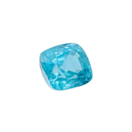 Konvolut 2 blaue Zirkone von 5,4 + 6,4 ct - Foto 4