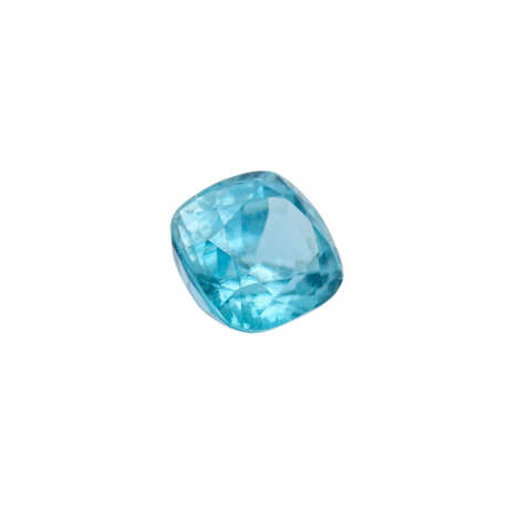 Konvolut 2 blaue Zirkone von 5,4 + 6,4 ct - Foto 5