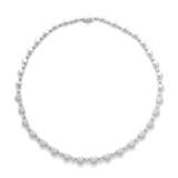 CHOPARD DIAMOND NECKLACE, BRACELET EARRING AND RING SUITE - photo 2