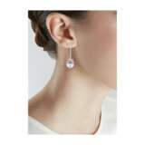 CHAUMET MORGANITE AND DIAMOND EARRING AND RING 'ATTRAPE-MOI' SET - Foto 7