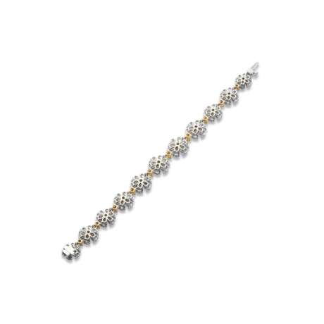 COLOURED DIAMOND AND DIAMOND BRACELET - photo 2